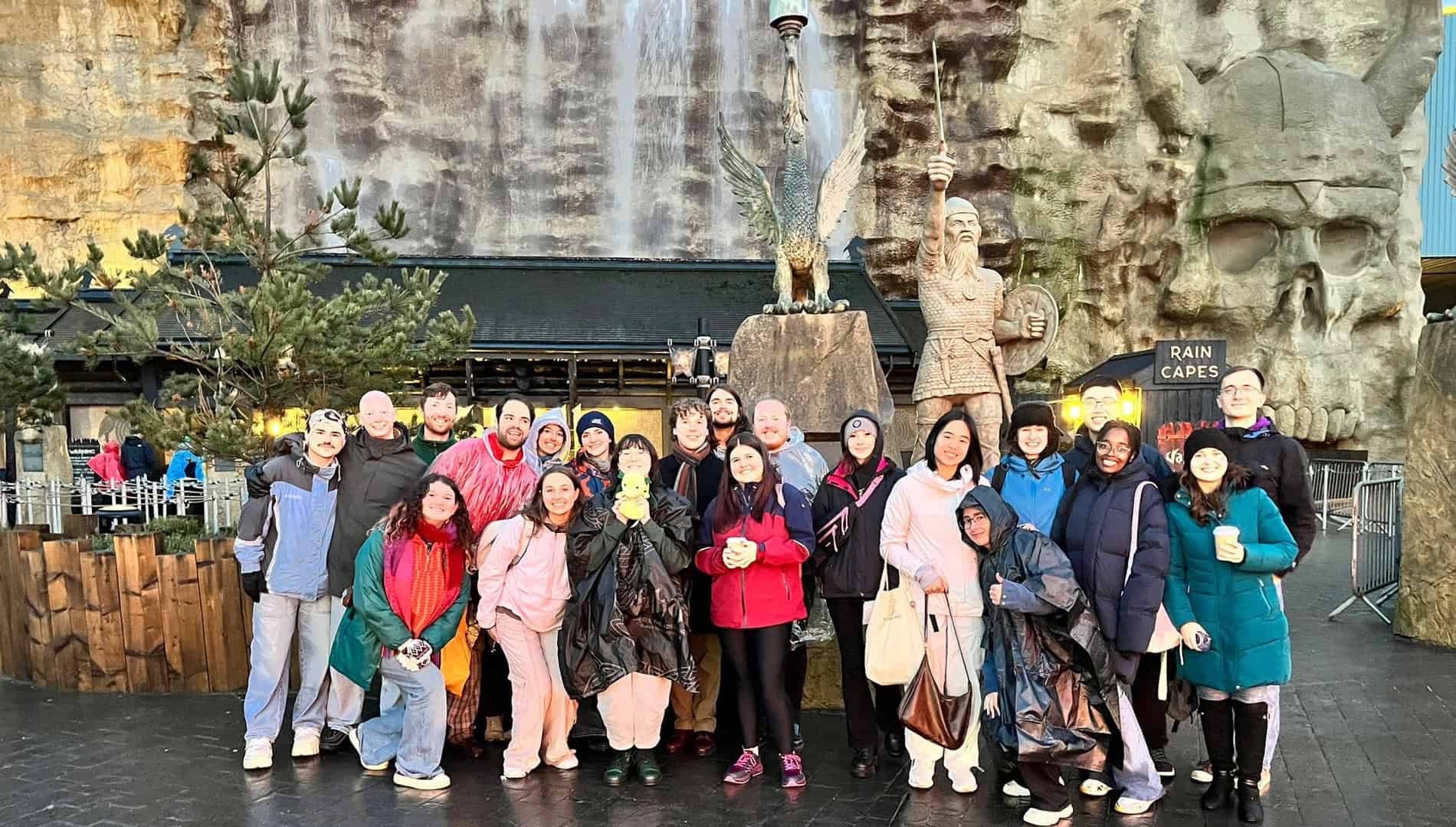 CAOS members at Blackpool Pleasure Beach